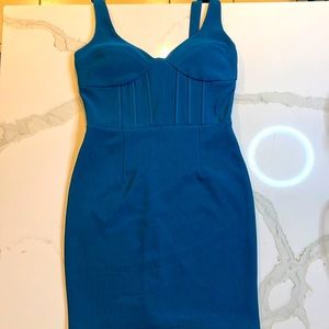 Brand new blue body con dress